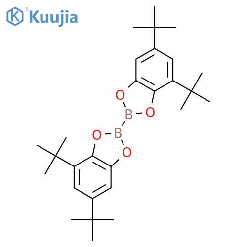 2,2'-Bi-1,3,2-benzodioxaborole, 4,4',6,6'-tetrakis(1,1-dimethylethyl)- structure