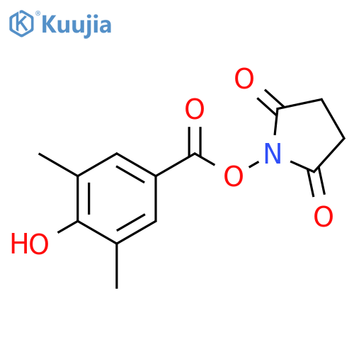 1-(4-Hydroxy-3,5-dimethylbenzoyl)oxy-2,5-pyrrolidinedione structure