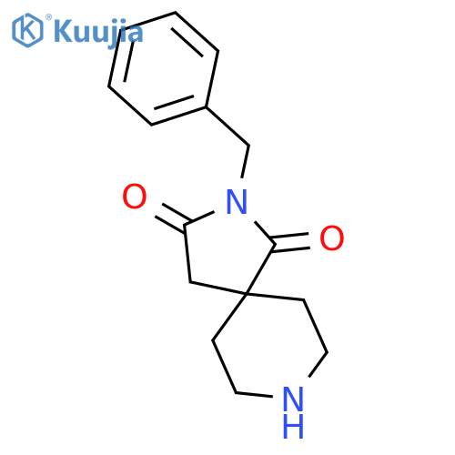 2,8-DIAZASPIRO[4.5]DECANE-1,3-DIONE, 2-(PHENYLMETHYL)- structure