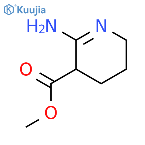 methyl 2-amino-3,4,5,6-tetrahydropyridine-3-carboxylate structure