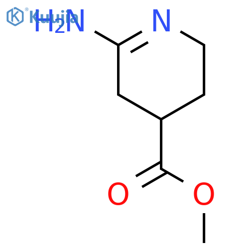 methyl 6-amino-2,3,4,5-tetrahydropyridine-4-carboxylate structure