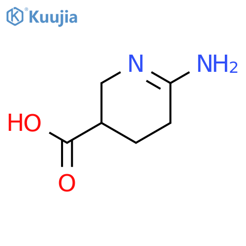 6-amino-2,3,4,5-tetrahydropyridine-3-carboxylic acid structure