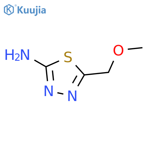 5-(Methoxymethyl)-1,3,4-thiadiazol-2-amine structure