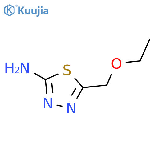 5-(Ethoxymethyl)-1,3,4-thiadiazol-2-amine structure