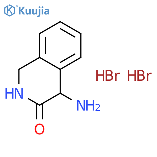 4-amino-1,2,3,4-tetrahydroisoquinolin-3-one dihydrobromide structure