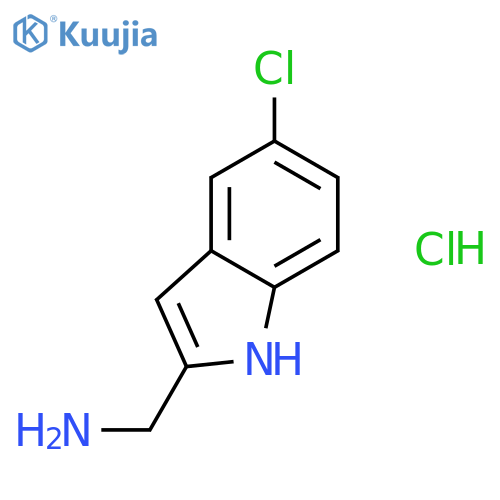 (5-Chloro-1H-indol-2-yl)methanamine hydrochloride structure