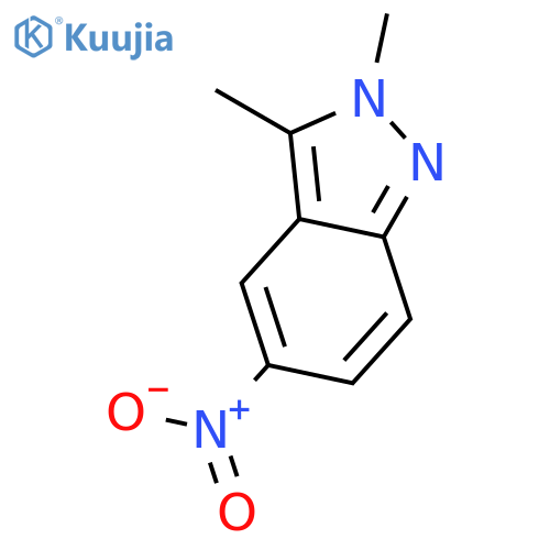 2,3-Dimethyl-5-nitro-2H-indazole structure