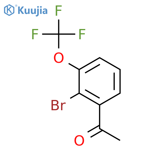 1-(2-Bromo-3-(trifluoromethoxy)phenyl)ethanone structure