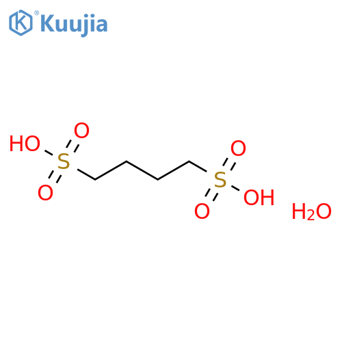 Butane-1,4-disulfonic acid hydrate structure
