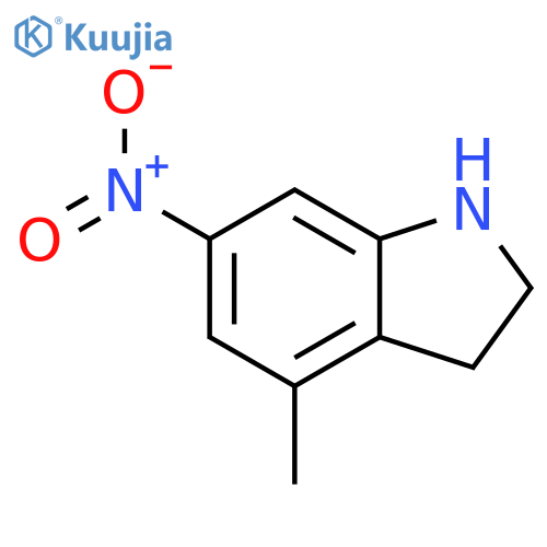 4-Methyl-6-nitroindoline structure