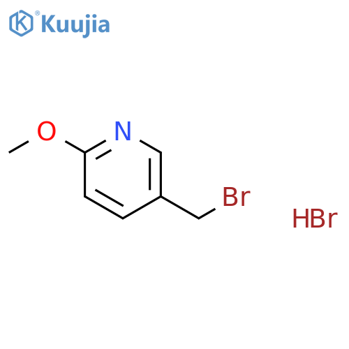 5-(Bromomethyl)-2-methoxypyridine hydrobromide structure
