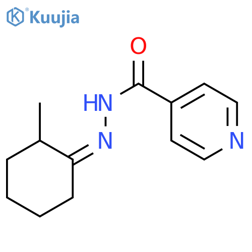 4-Pyridinecarboxylicacid, 2-(2-methylcyclohexylidene)hydrazide structure