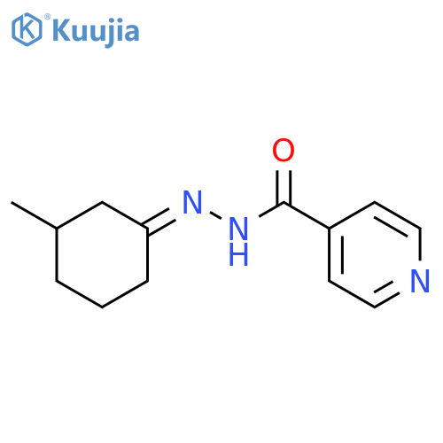 4-Pyridinecarboxylicacid, 2-(3-methylcyclohexylidene)hydrazide structure