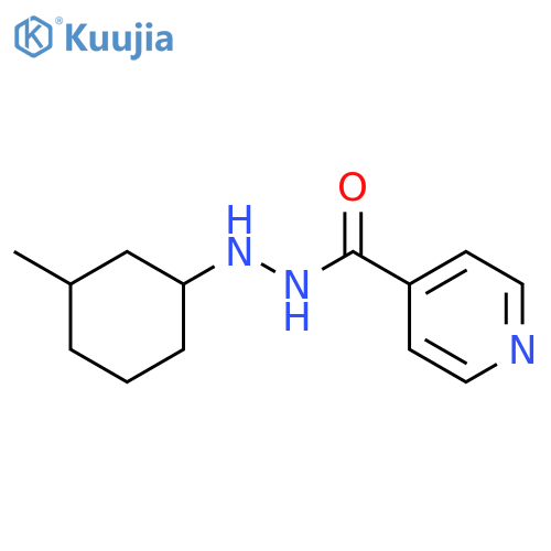 4-Pyridinecarboxylicacid, 2-(3-methylcyclohexyl)hydrazide structure