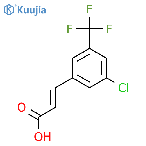 3-Chloro-5-(trifluoromethyl)cinnamic acid structure