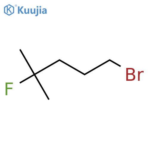 1-bromo-4-fluoro-4-methylpentane structure