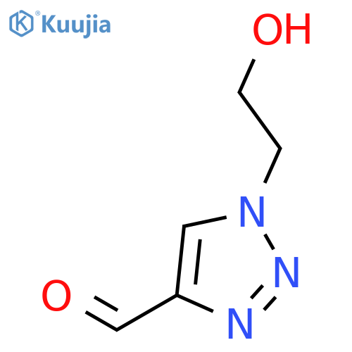 1-(2-hydroxyethyl)-1H-1,2,3-triazole-4-carbaldehyde structure