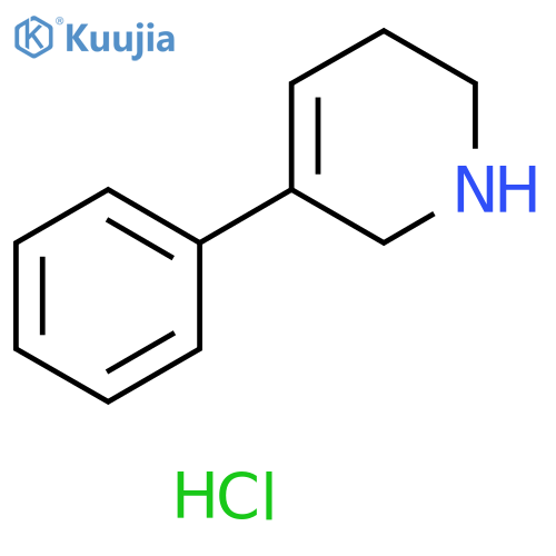 5-phenyl-1,2,3,6-tetrahydropyridine hydrochloride structure