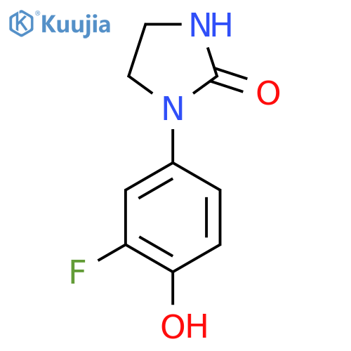 1-(3-Fluoro-4-hydroxyphenyl)imidazolidin-2-one structure