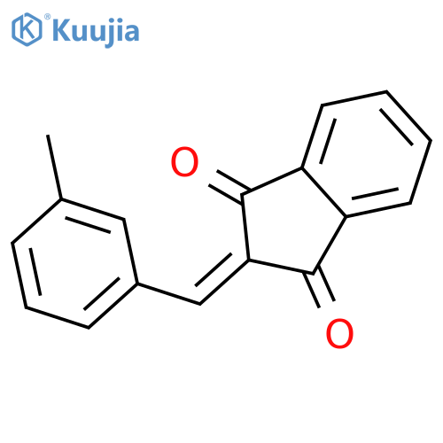 2-(3-Methylbenzylidene)-1H-indene-1,3(2H)-dione structure