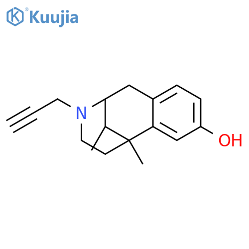 2,6-Methano-3-benzazocin-8-ol,1,2,3,4,5,6-hexahydro-6,11-dimethyl-3-(2-propyn-1-yl)- structure