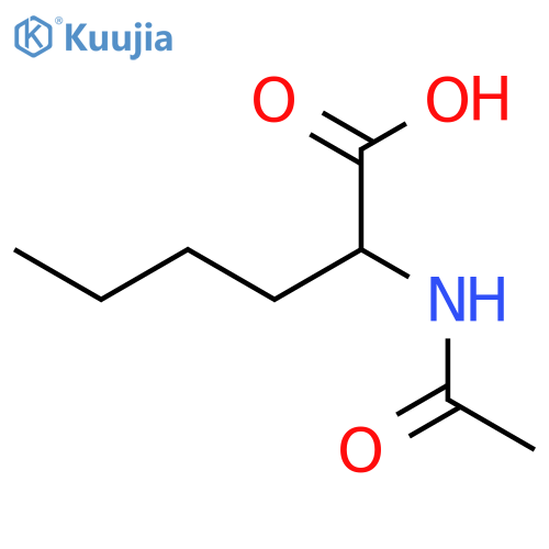 Acetyl-L-norleucine structure