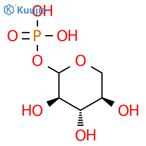 D-Xylopyranose,1-(dihydrogen phosphate) structure