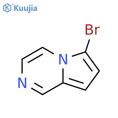 Pyrrolo[1,2-a]pyrazine, 6-bromo- structure