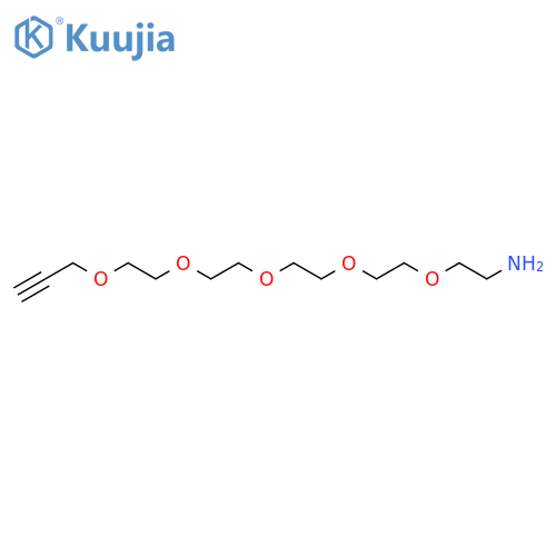 Propargyl-PEG5-amine structure
