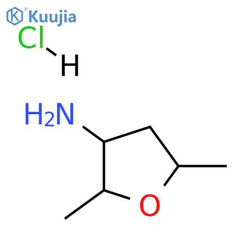 2,5-Dimethyltetrahydrofuran-3-amine Hydrochloride structure
