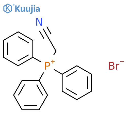 (Cyanomethyl)triphenylphosphonium bromide structure