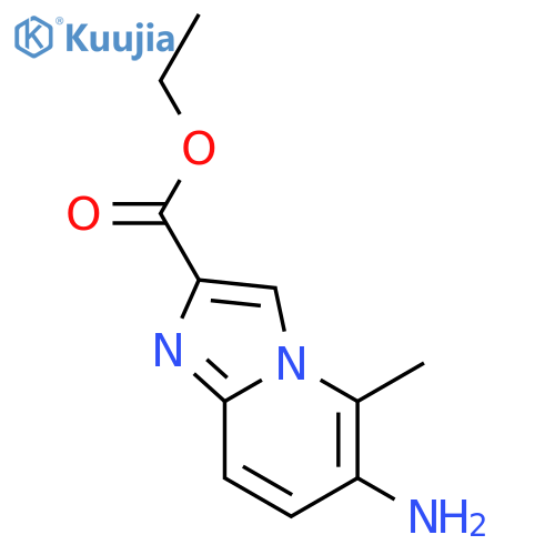 6-amino-5-methyl-Imidazo[1,2-a]pyridine-2-carboxylic acid ethyl ester structure