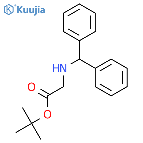 Benzhydrylaminoacetic Acid tert-Butyl Ester structure