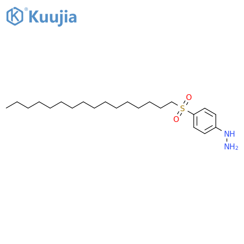 Hydrazine,[4-(hexadecylsulfonyl)phenyl]- structure