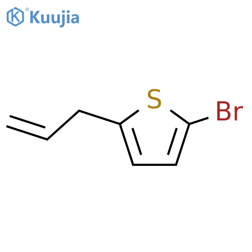 3-(5-Bromo-2-thienyl)-1-propene structure