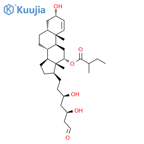 21,27-Dinorcholestane-26-carboxylicacid, 3,23,25-trihydroxy-12-(2-methyl-1-oxobutoxy)-, d-lactone, [3a,5b,12a(S),23R,25R]- (9CI) structure