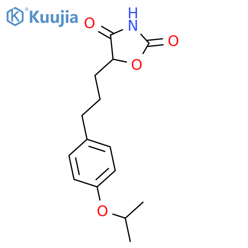 2,4-OXAZOLIDINEDIONE, 5-[3-[4-(1-METHYLETHOXY)PHENYL]PROPYL]- structure