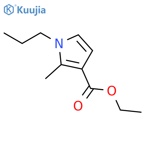 1H-Pyrrole-3-carboxylic acid, 2-methyl-1-propyl-, ethyl ester structure