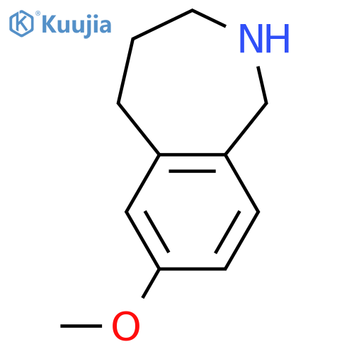 7-Methoxy-2,3,4,5-tetrahydro-1H-benzo[c]azepine structure