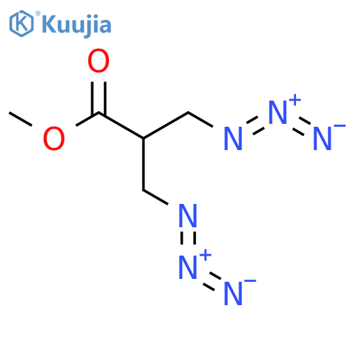 Methyl 3-azido-2-(azidomethyl)propanoate structure