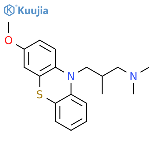10H-Phenothiazine-10-propanamine,3-methoxy-N,N,b-trimethyl- structure