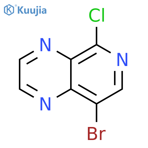 8-bromo-5-chloropyrido[3,4-b]pyrazine structure