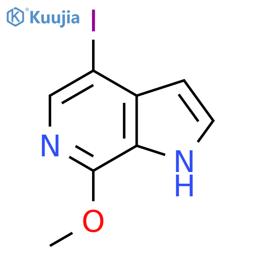4-Iodo-7-methoxy-1H-pyrrolo[2,3-c]pyridine structure