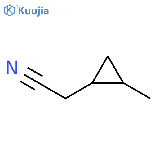 2-(2-methylcyclopropyl)acetonitrile structure