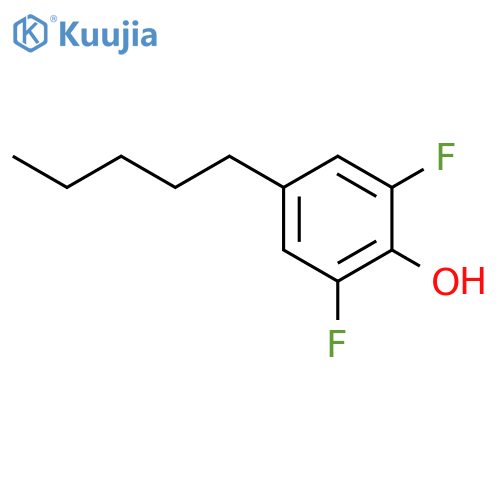 2,6-Difluoro-4-Pentylphenol structure