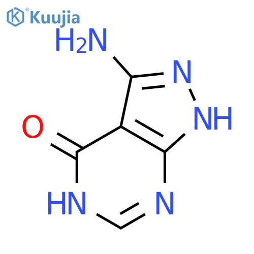 3-amino-1H,4H,5H-pyrazolo3,4-dpyrimidin-4-one structure