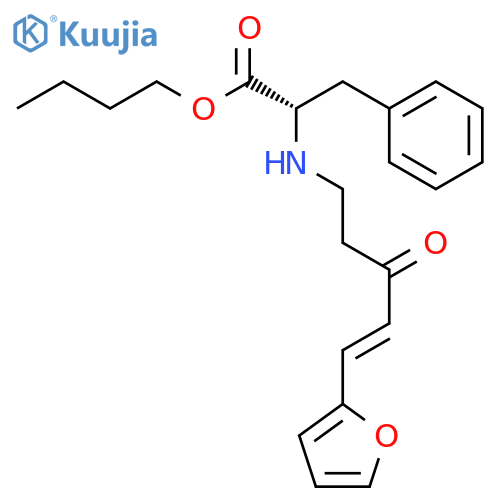 L-Phenylalanine,N-[5-(2-furanyl)-3-oxo-4-pentenyl]-, butyl ester, (E)- (9CI) structure