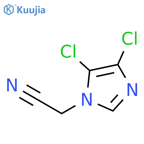 1H-Imidazole-1-acetonitrile,4,5-dichloro- structure
