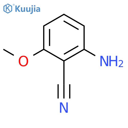2-Amino-6-methoxybenzonitrile structure