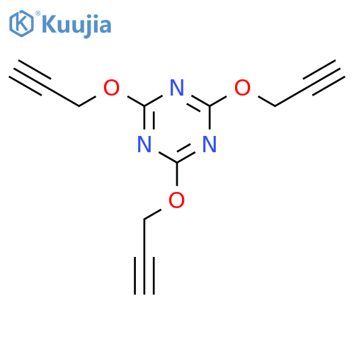 1,3,5-Triazine,2,4,6-tris(2-propyn-1-yloxy)- structure